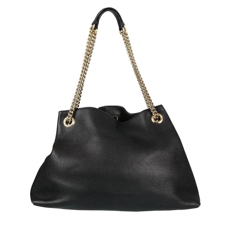 Bolsa-Gucci-Soho-Chain-Grande-Preta
