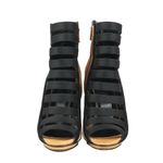 Sandalia-Ankle-Boot-Gucci-Camurca-Caramelo-e-Preta