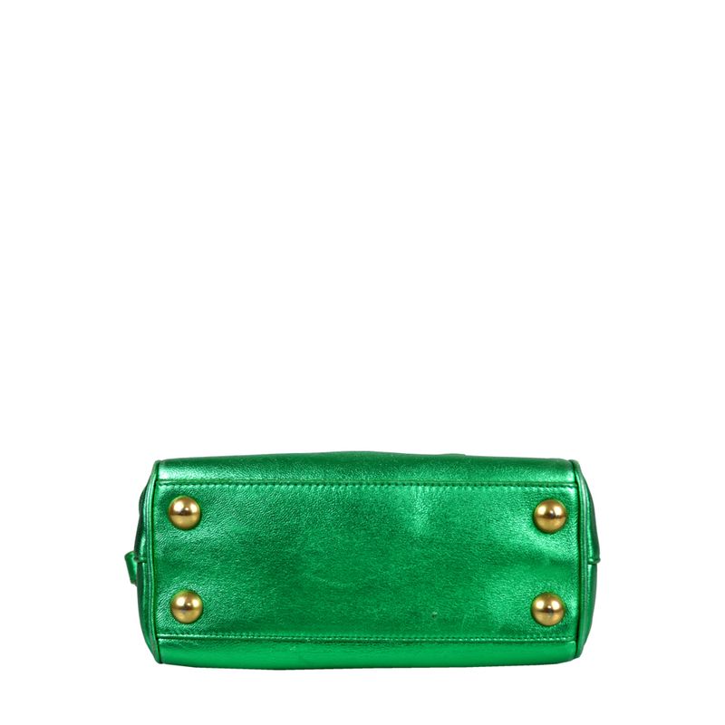 Bolsa-Saint-Laurent-Duffle-Baby-Verde