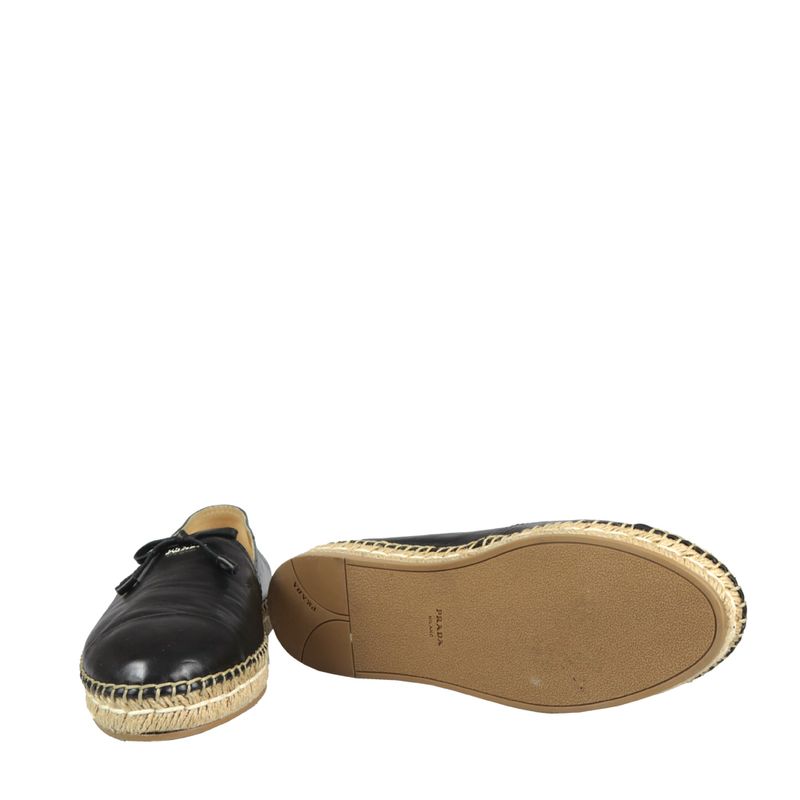 Espadrille-Prada-Couro-Preto