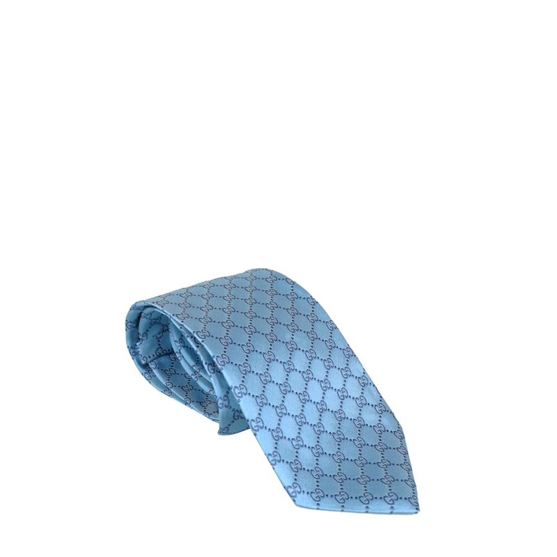 Gravata-Gucci-Azul-Clara-Estampa-GG