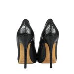 Peep-Toe-Jimmy-Choo-Croco-Preto