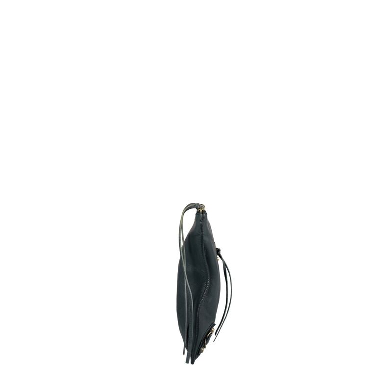 Clutch-Balenciaga-Motorcross-Couro-Azul-Marinho