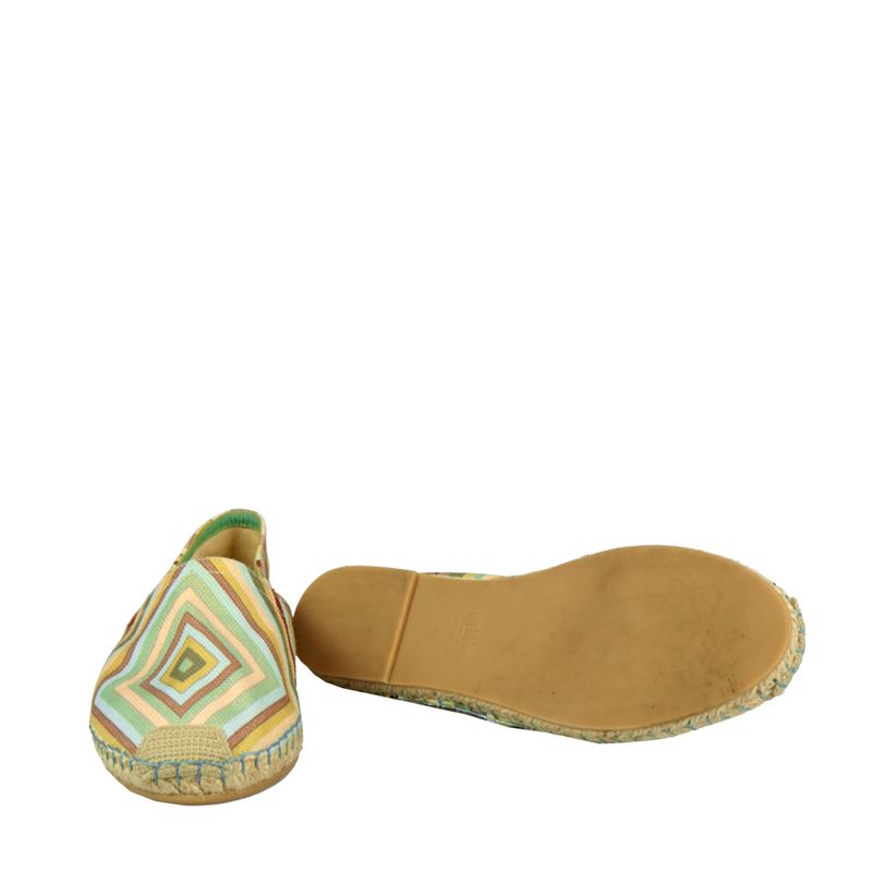 Espadrille-Valentino-Estampada-Bege-e-Verde