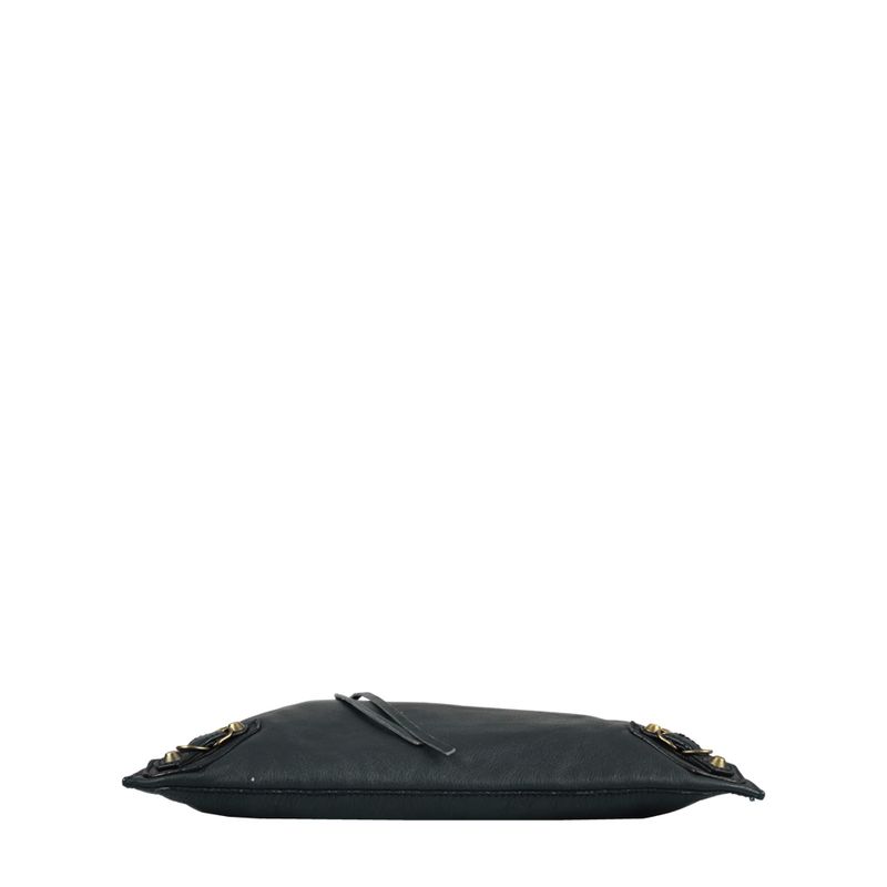 Clutch-Balenciaga-Motorcross-Couro-Azul-Marinho