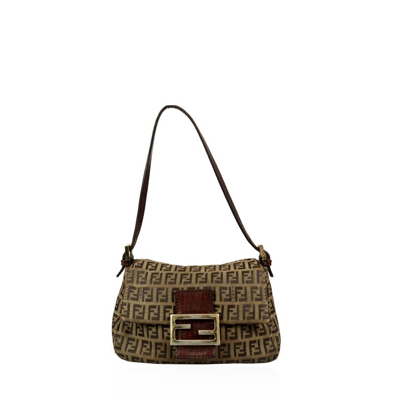 Bolsa-Fendi-Baguette-Monograma-Mini