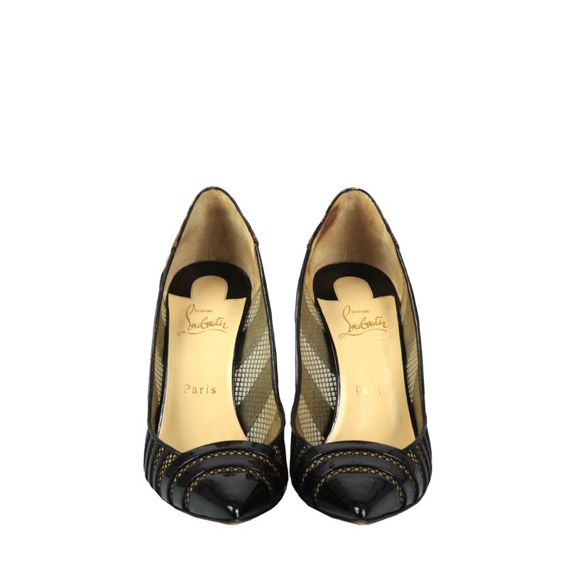 61122-Scarpin-Christian-Louboutin-Couro-e-Tela