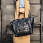 Bolsa-Celine-Luggage-Azul-Marinho