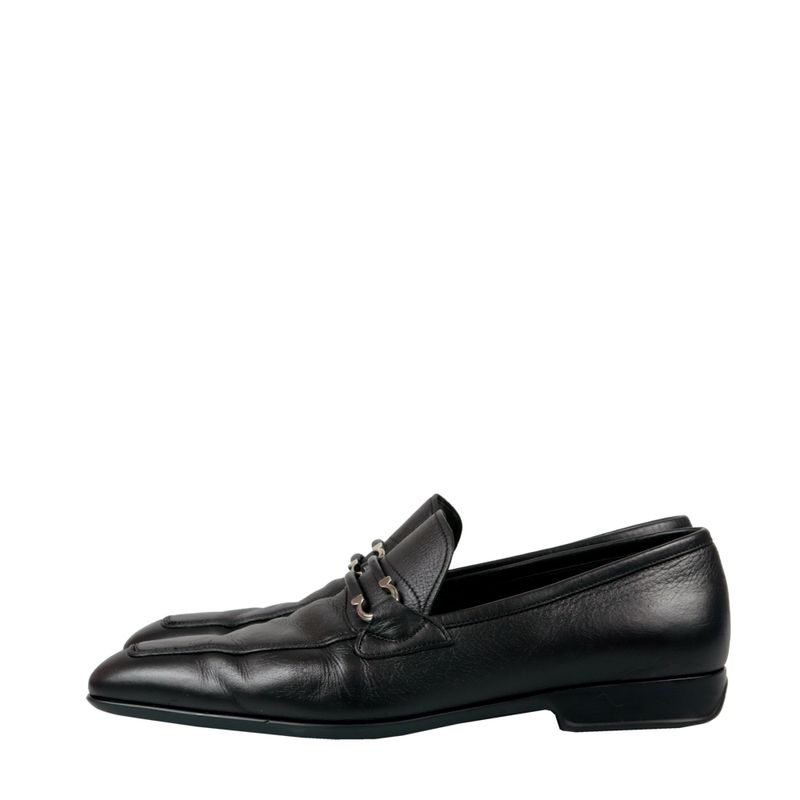 Sapato-Salvatore-Ferragamo-Couro-Preto
