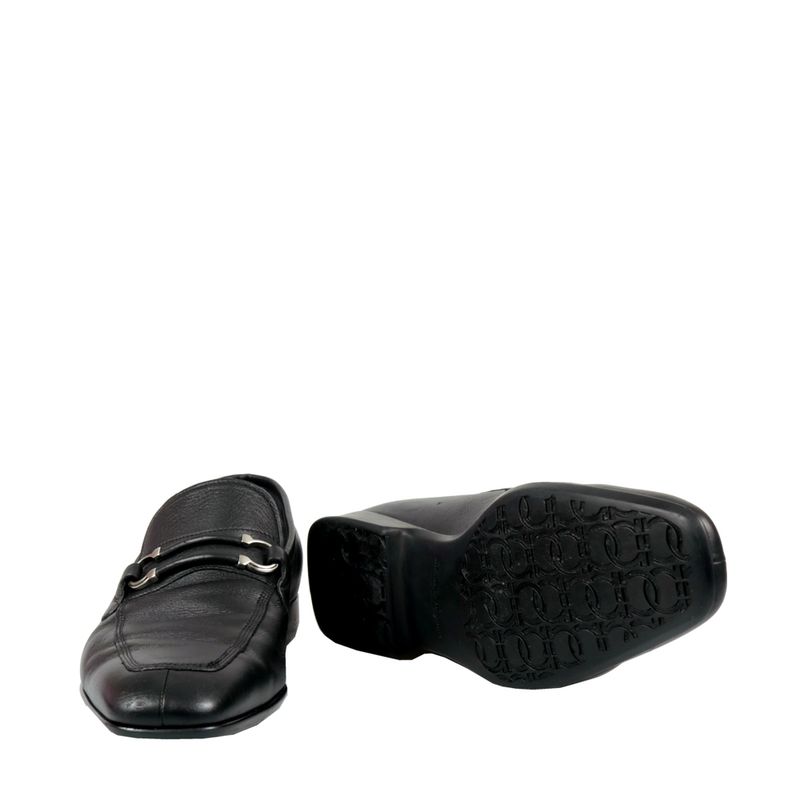 Sapato-Salvatore-Ferragamo-Couro-Preto