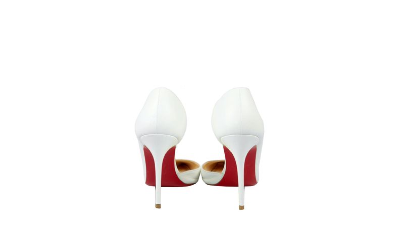 Louboutin best sale branco scarpin