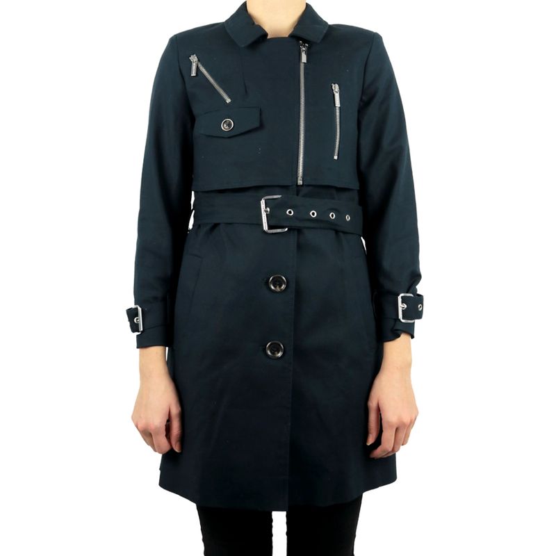 Trench-Coat-Michael-Kors-Azul-Marinho