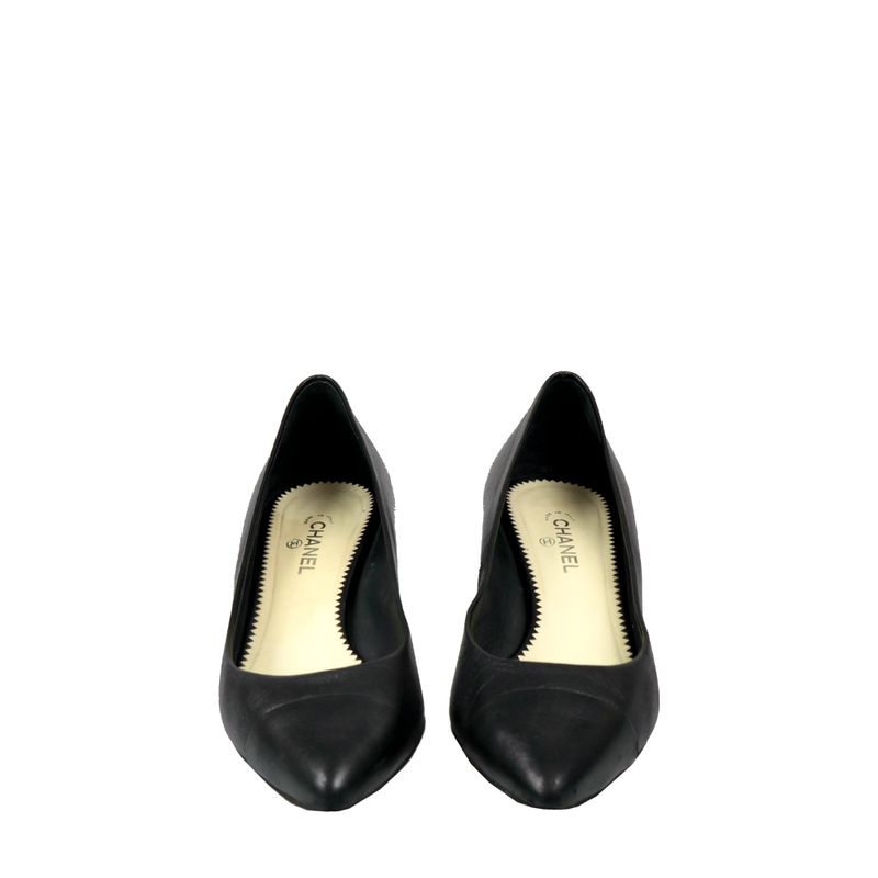 Scarpin-Chanel-Couro-Preto-Pearl