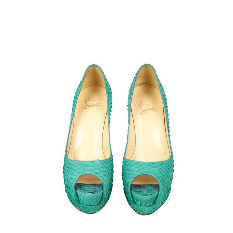 61190-Peep-Toe-Christian-Louboutin-Python-Turquesa