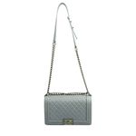 Bolsa-Chanel-Boy-Media-Cinza