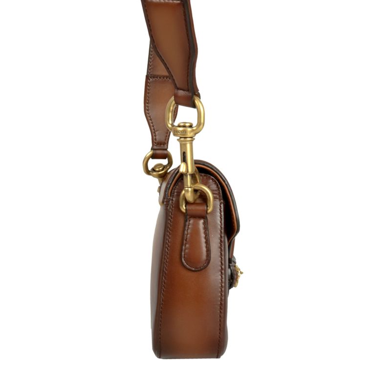 Bolsa-Gucci-Lady-Web-Couro-Marrom