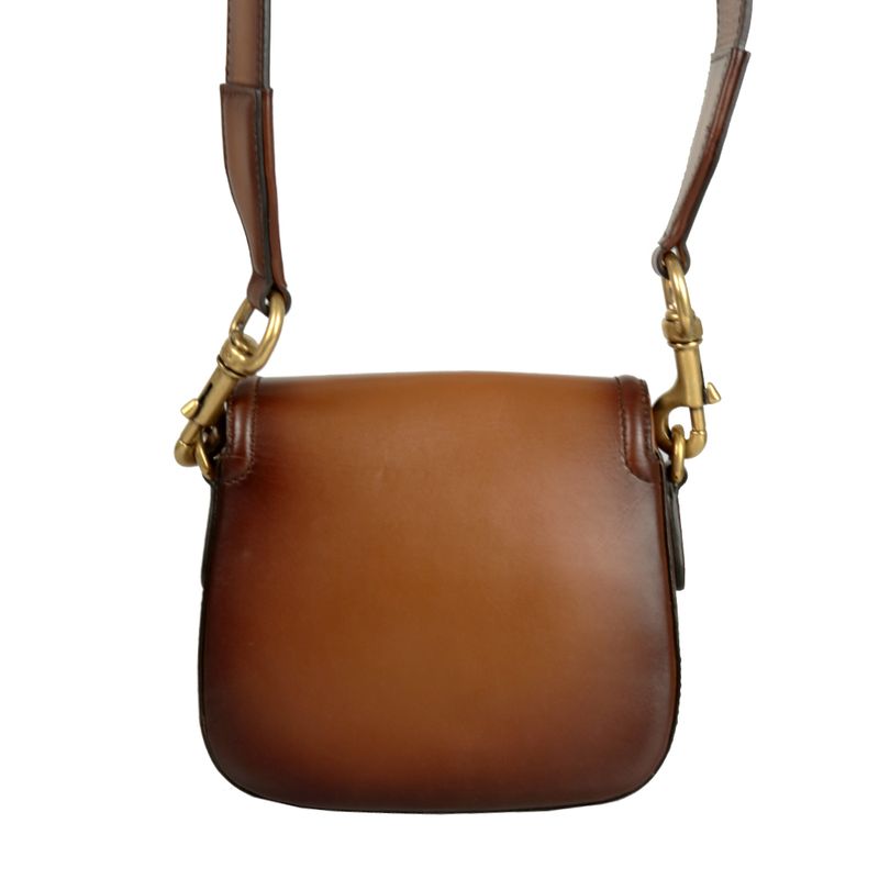 Bolsa-Gucci-Lady-Web-Couro-Marrom