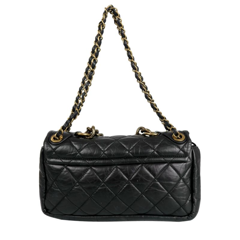 Bolsa-Chanel-Matelasse-Couro-Preto