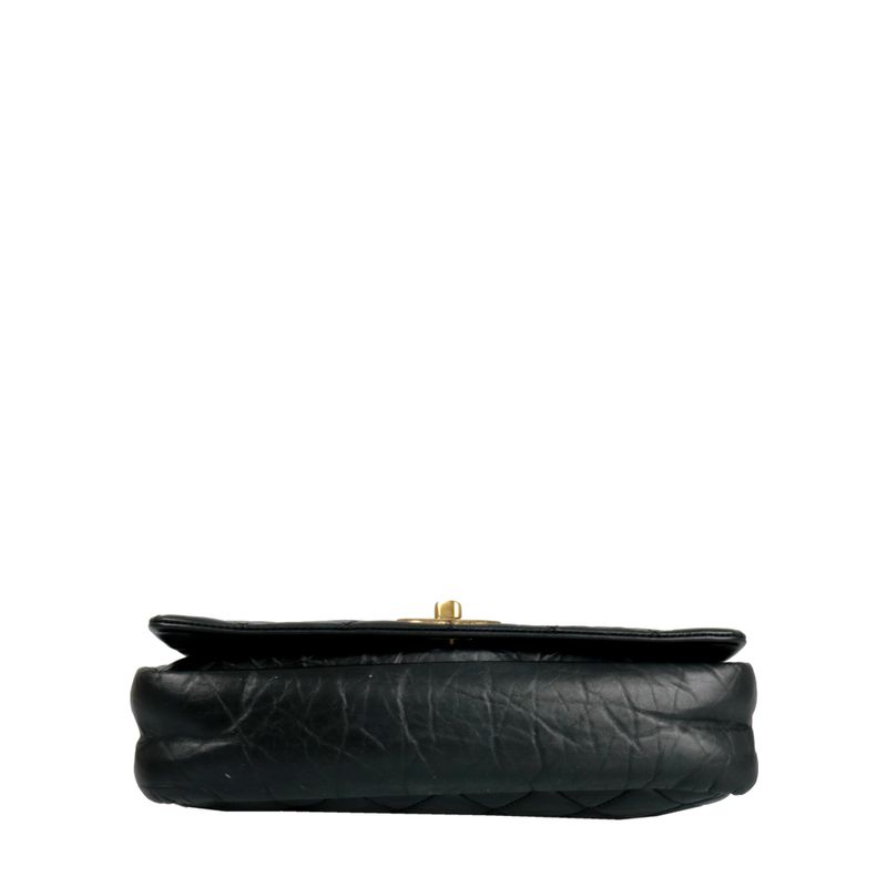 Bolsa-Chanel-Matelasse-Couro-Preto