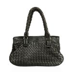 Bolsa-Bottega-Venetta-Couro-Preto-Vintage