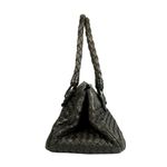 Bolsa-Bottega-Venetta-Couro-Preto-Vintage