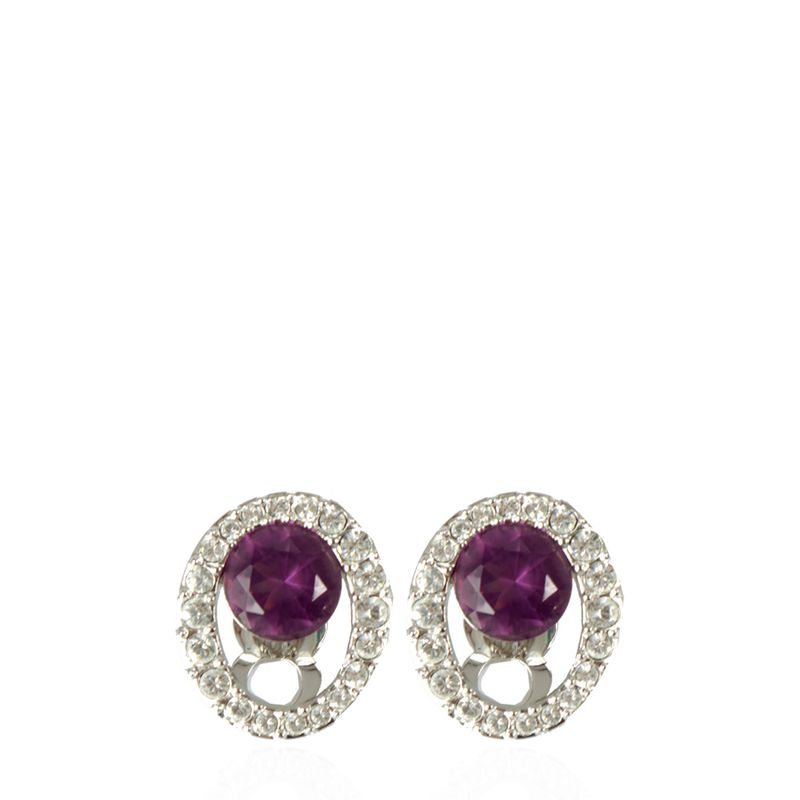 Brincos-de-Pressao-Swarovski-Pedra-Roxa