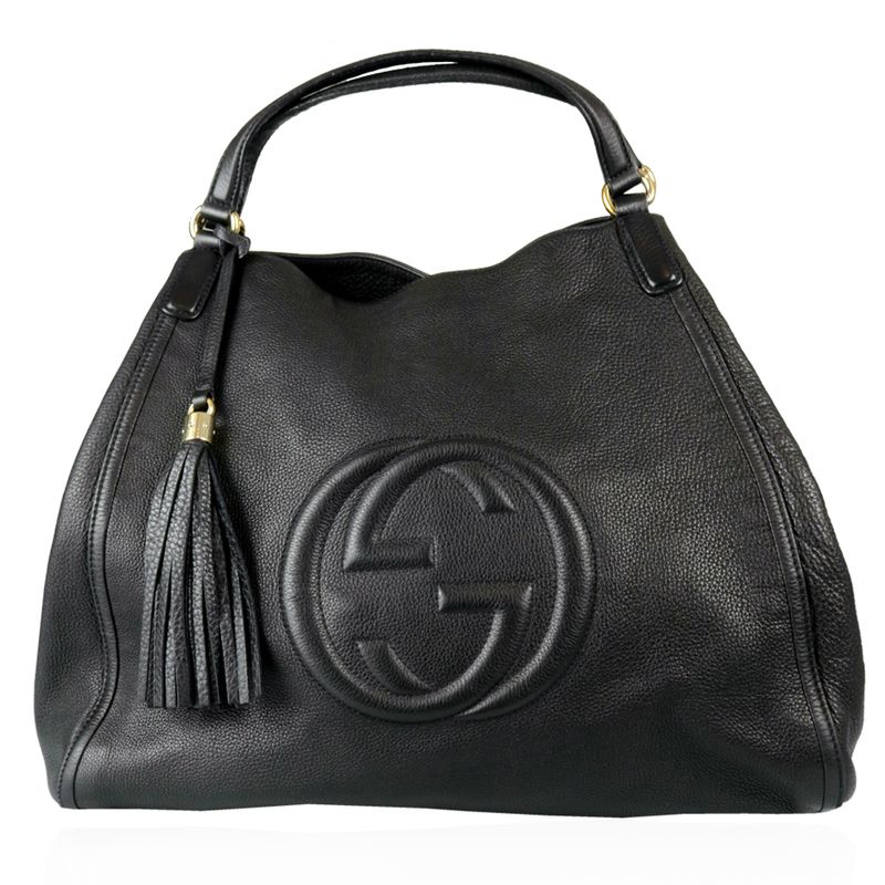 Bolsa-Gucci-Soho-Shoulder-Couro-Preto