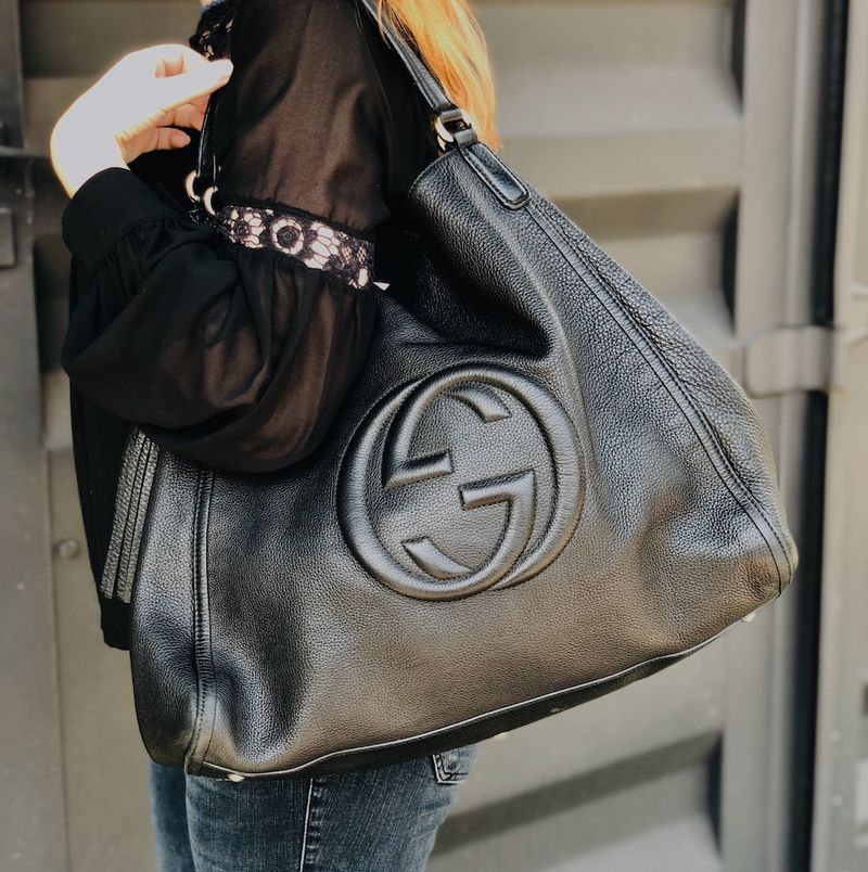Bolsa-Gucci-Soho-Shoulder-Couro-Preto
