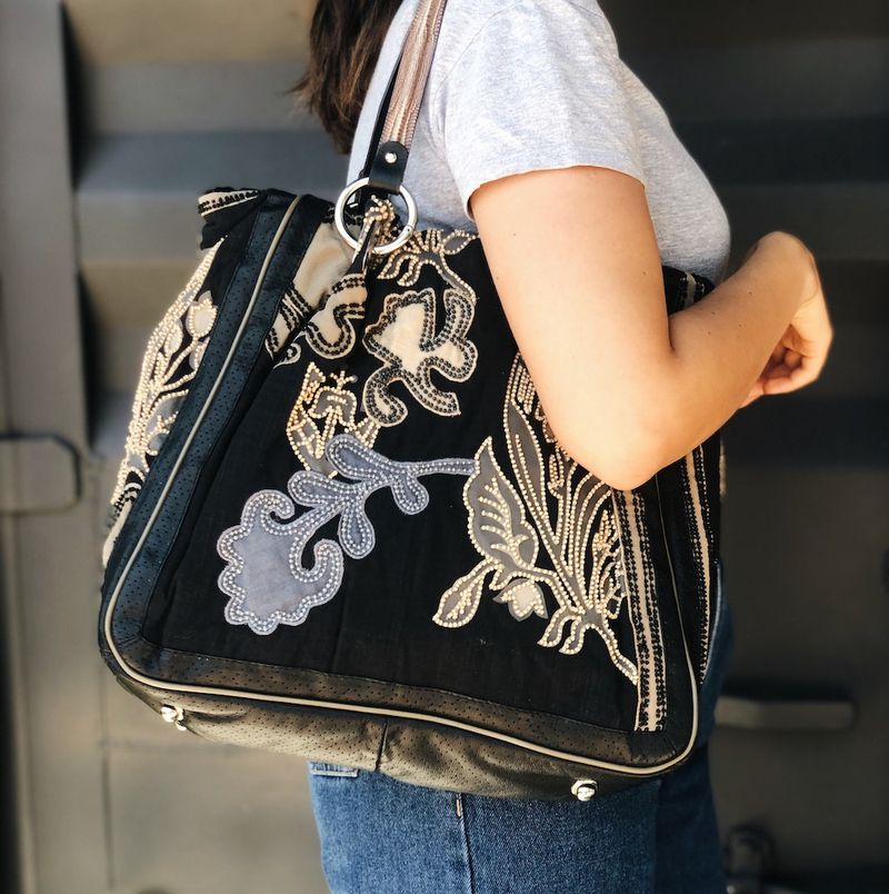 Bolsa-Jamin-Puech-Preta-Bordada
