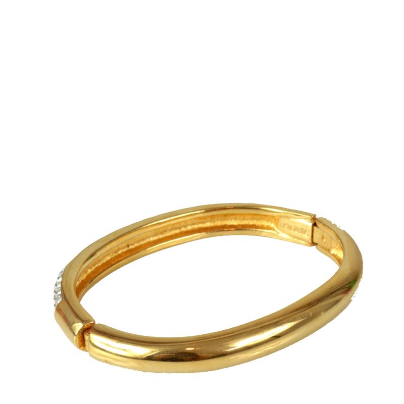 Bracelete-Swarovski-Dourado