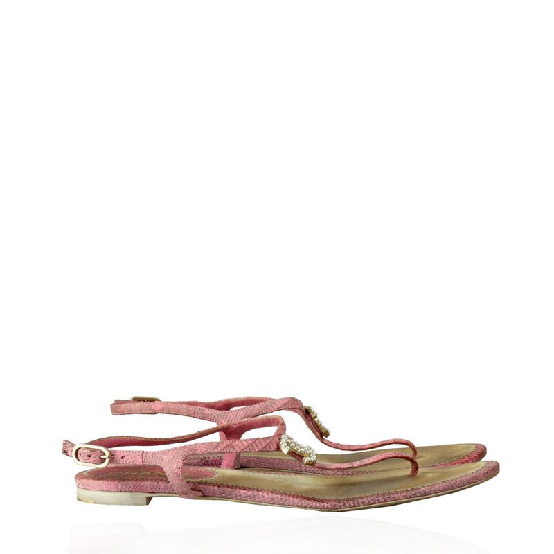 Sandalia-Rasteira-Chanel-Python-Rosa