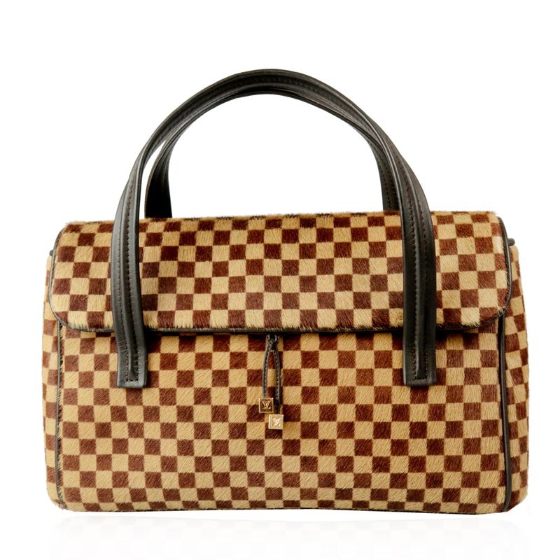 Bolsa-Louis-Vuitton-Xadrez-Pelo