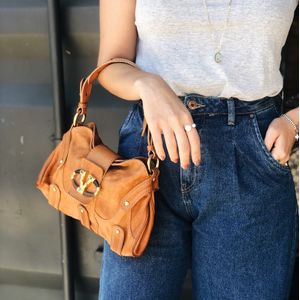 Bolsa Valentino Garavani Caramelo Pequena