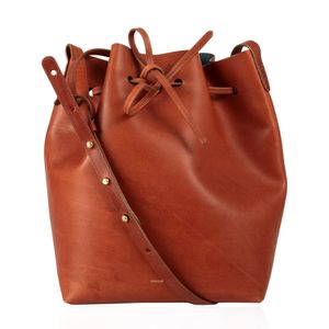 Bolsa Mansur Gavriel Bucket Marrom
