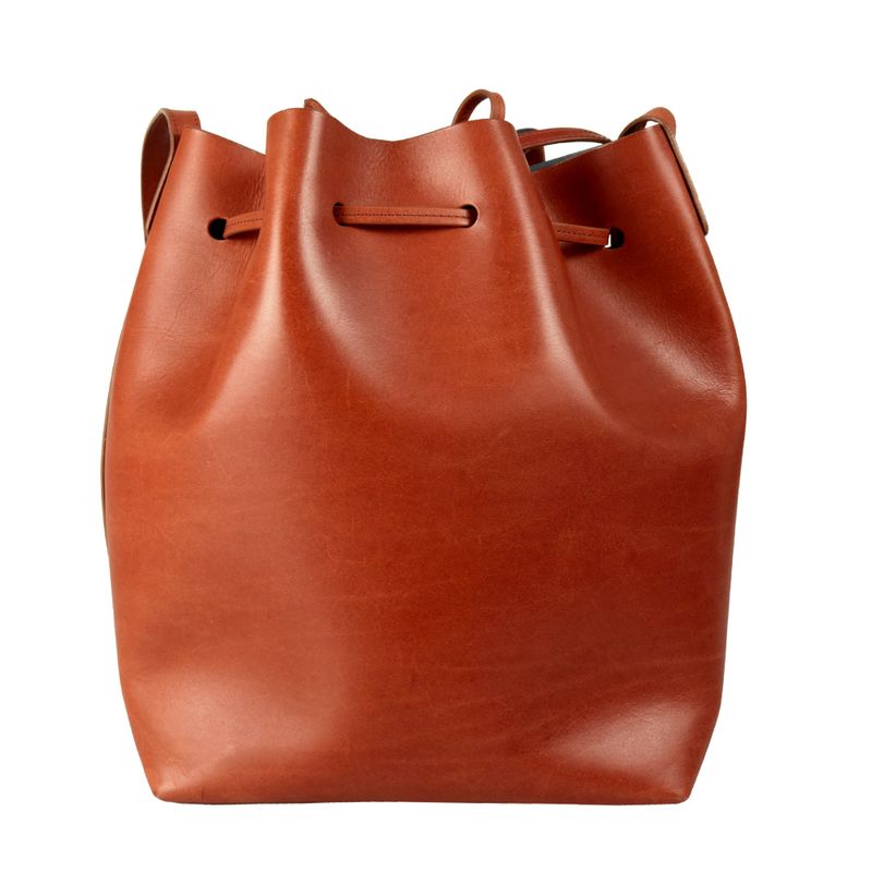 Bolsa-Mansur-Gavriel-Bucket-Marrom