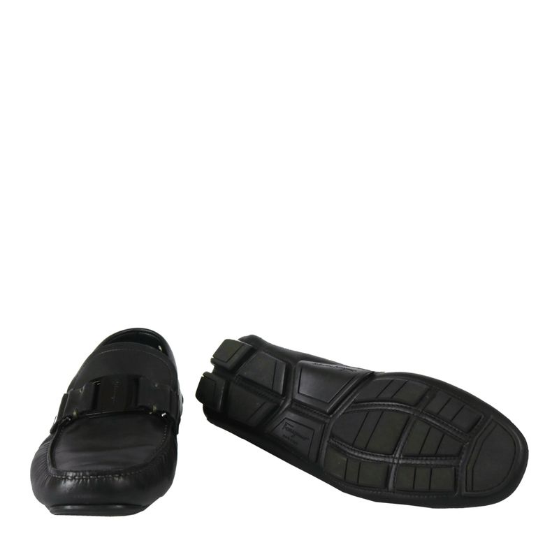 Sapato-Mocassim-Salvatore-Ferragamo-Couro-Preto