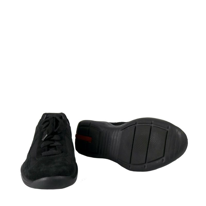 Tenis-Prada-Camurca-Preto