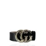 Cinto-Gucci-Marmont-Couro-Preto