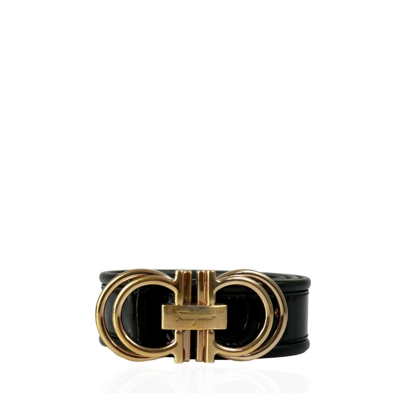 Cinto-Salvatore-Ferragamo-Verniz-Preto