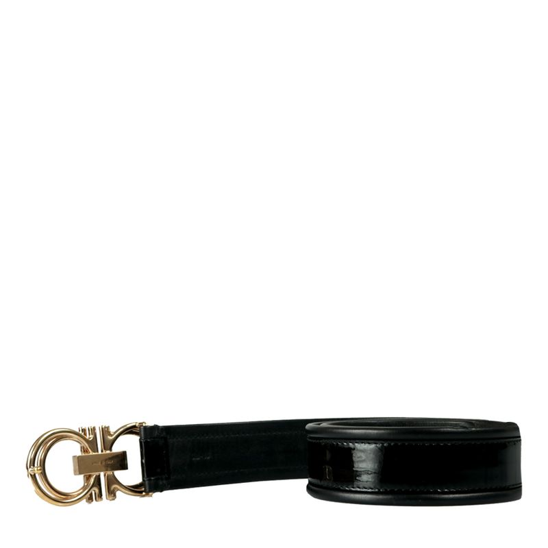 Cinto-Salvatore-Ferragamo-Verniz-Preto