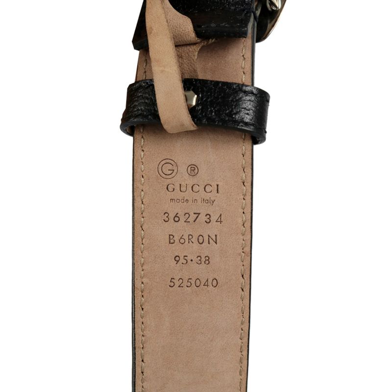 Cinto-Gucci-Marmont-Couro-Preto