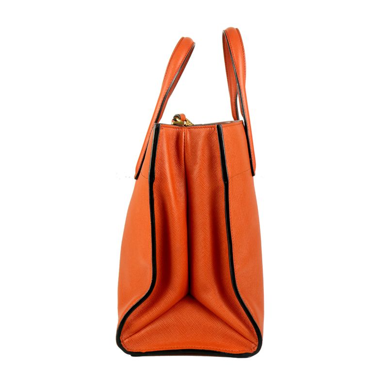 Bolsa-Prada-Saffiano-Shopper-Papaya-