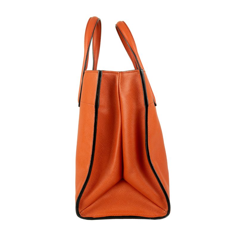 Bolsa-Prada-Saffiano-Shopper-Papaya-