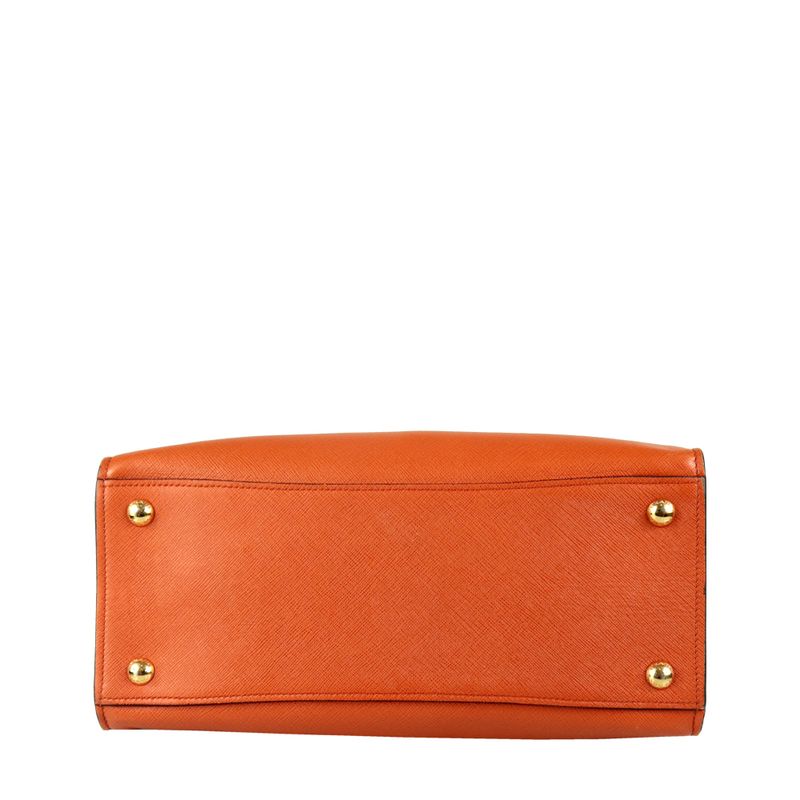 Bolsa-Prada-Saffiano-Shopper-Papaya-