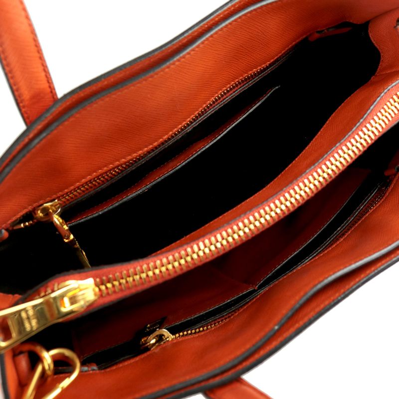 Bolsa-Prada-Saffiano-Shopper-Papaya-