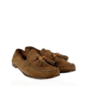 Loafer Gucci Camurça Marrom