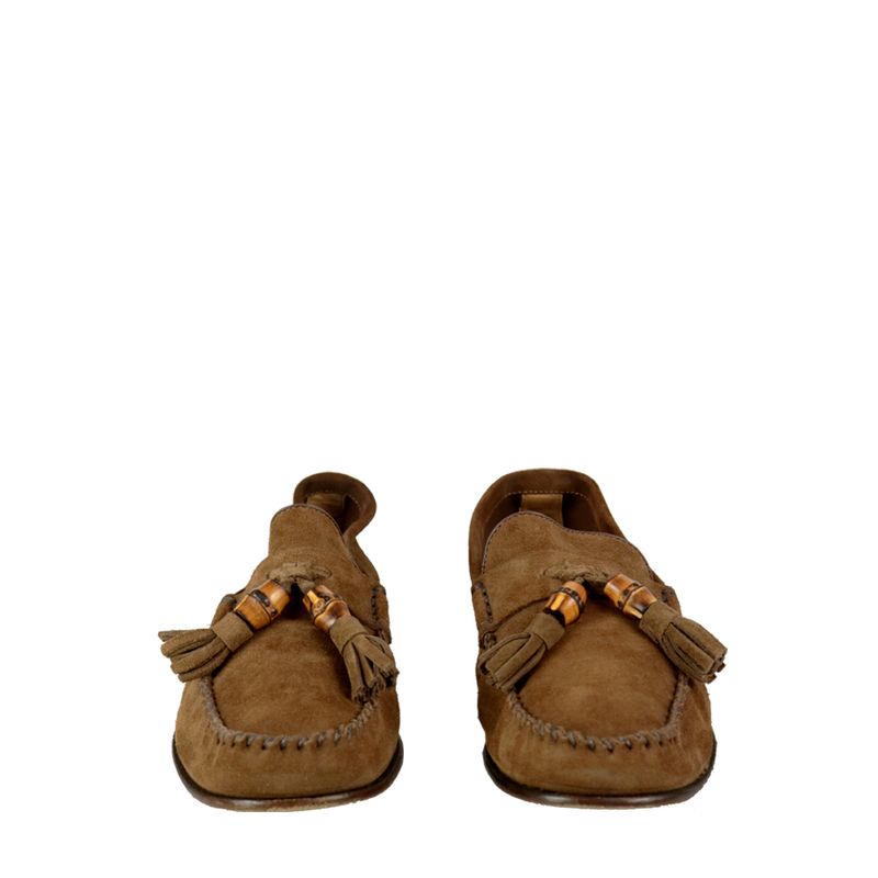 Loafer-Gucci-Camurca-Marrom