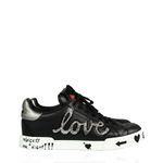 Tenis-Dolce---Gabbana-Couro-Preto