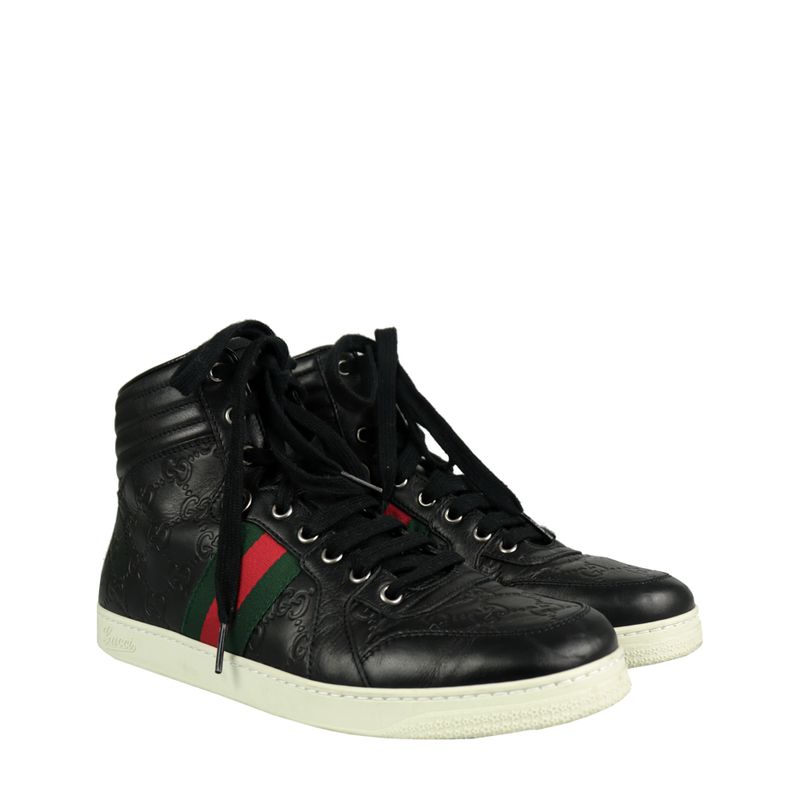Tenis-Gucci-Guccissima-Preto