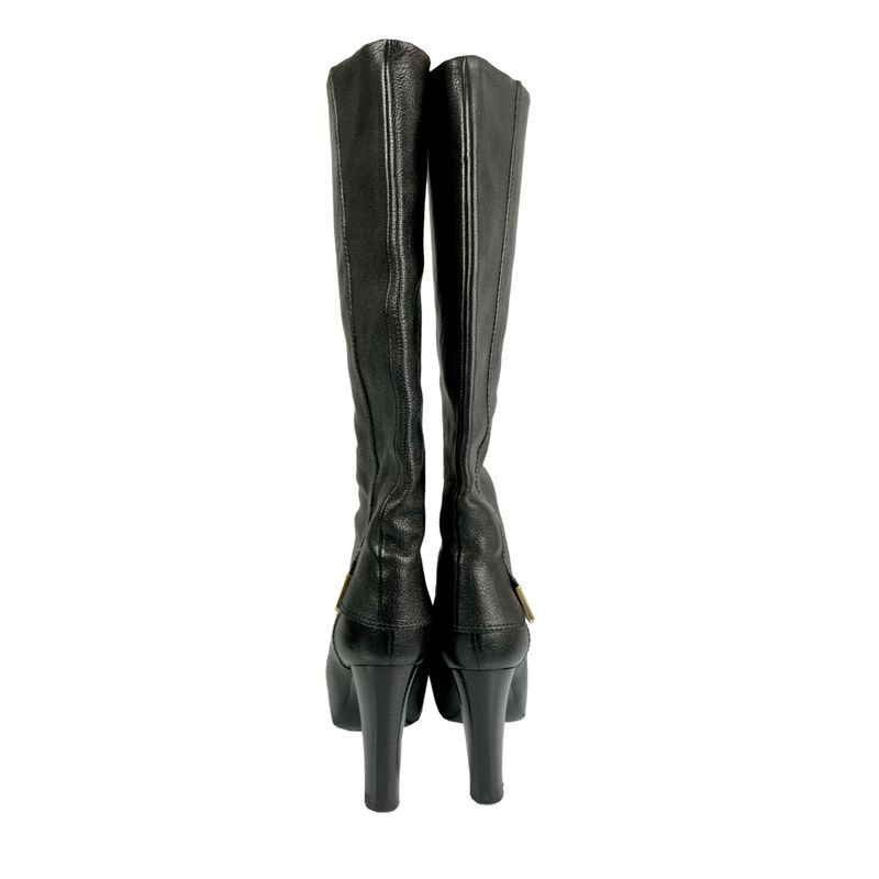 Bota-Louis-Vuitton-Couro-Preto